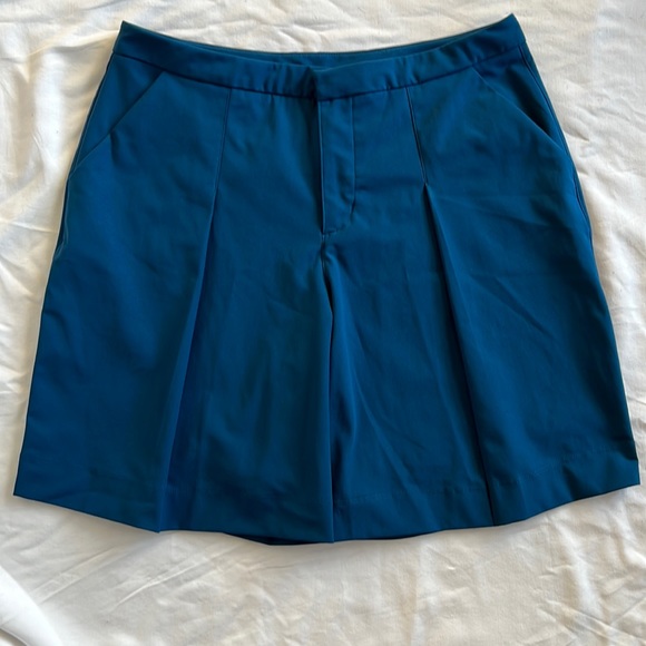 Lululemon Long Story Short Women's Bermuda Shorts Poseidon Color Size 10 - Picture 9 of 11